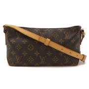 Louis Vuitton Vintage Pre-owned Canvas crossbodyvskor Brown, Dam