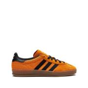 Adidas Orange Sneakers Mesh Design Snörning Orange, Herr