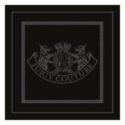 Juicy Couture Twig Heritage Foulard Black, Dam