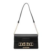 Love Moschino Stilren Dam Skulderväska Black, Dam