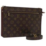 Louis Vuitton Vintage Pre-owned Canvas louis-vuitton-vskor Brown, Dam