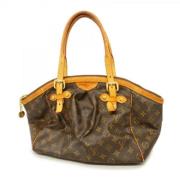 Louis Vuitton Vintage Pre-owned Tyg louis-vuitton-vskor Brown, Dam