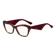 Etro Stiliga glasögonbågar i Havana Burgundy Brown, Unisex