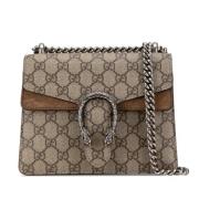 Gucci Vintage Pre-owned Canvas gucci-vskor Brown, Dam