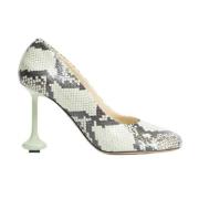 Loewe Sneakskin Pumps med Stilettklack Green, Dam