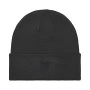 Lyle & Scott Tonal Eagle Beanie Mössa Svart Black, Herr