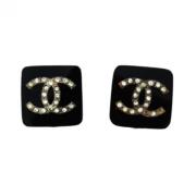 Chanel Vintage Pre-owned Metall chanel-smycken Black, Dam