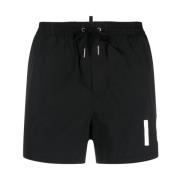 Dsquared2 Svarta Boxerbriefs med Logotyptryck Black, Herr