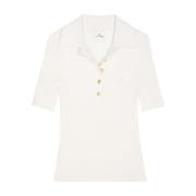 Courrèges Vita T-shirts och Polos White, Dam