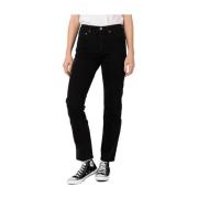 Levi's 501 originala cropped byxor Black, Dam