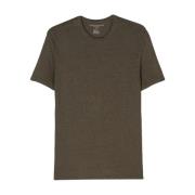 Majestic Filatures Militärstil Linne T-shirts och Polos Green, Herr