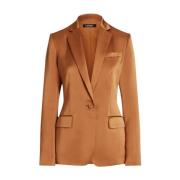 Ralph Lauren Satinblazer Straight Fit Brown, Dam