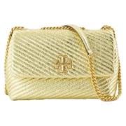 Tory Burch Laeder axelremsvskor Yellow, Dam