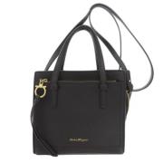 Salvatore Ferragamo Pre-owned Pre-owned Laeder handvskor Black, Dam