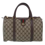 Gucci Vintage Pre-owned Laeder gucci-vskor Beige, Dam