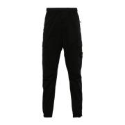 Stone Island Svarta Avslappnade Byxor Black, Herr