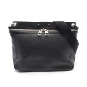 Louis Vuitton Vintage Pre-owned Laeder crossbodyvskor Black, Dam