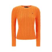 Ralph Lauren Round-neck Knitwear Orange, Dam