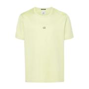 C.p. Company Bomull Logo T-shirts och Polos Green, Herr