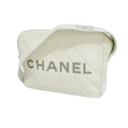 Chanel Vintage Pre-owned Canvas chanel-vskor White, Dam