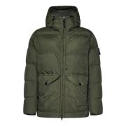 Stone Island Grön Vadderad Jacka Aw24 Green, Herr