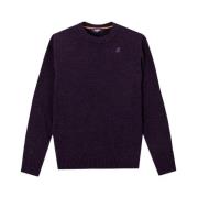 K-Way Pullover Sebastien lambswool Purple, Herr