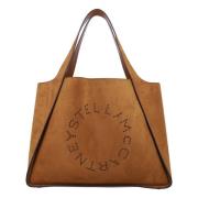 Stella McCartney Logo Tote Väska Brown, Dam