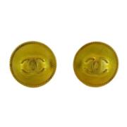 Chanel Vintage Pre-owned Tyg chanel-smycken Yellow, Dam