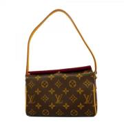 Louis Vuitton Vintage Pre-owned Tyg louis-vuitton-vskor Brown, Dam