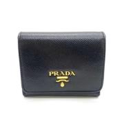 Prada Vintage Pre-owned Laeder plnbcker Black, Dam