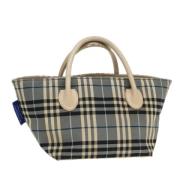 Burberry Vintage Pre-owned Nylon handvskor Blue, Dam