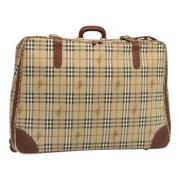 Burberry Vintage Pre-owned Laeder resvskor Beige, Dam