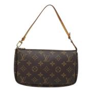 Louis Vuitton Vintage Pre-owned Canvas kuvertvskor Brown, Dam