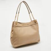 Michael Kors Pre-owned Pre-owned Laeder axelremsvskor Beige, Dam