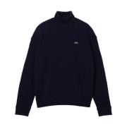 Lacoste Blå Ull Pullover Sweatshirt Aw24 Blue, Dam