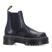 Dr. Martens Svarta Stängda Skor Beatle Quad Stövlar Black, Dam