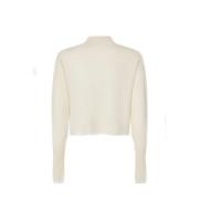 Pinko Stiliga Sweaters för en Chic Look White, Dam