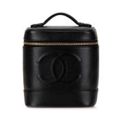 Chanel Vintage Pre-owned Laeder handvskor Black, Dam