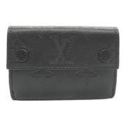 Louis Vuitton Vintage Pre-owned Laeder plnbcker Black, Herr