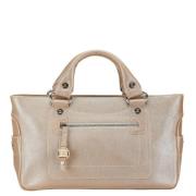 Celine Vintage Pre-owned Laeder handvskor Beige, Dam