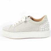 Christian Louboutin Pre-owned Pre-owned Laeder sneakers Gray, Dam