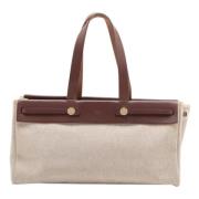 Hermès Vintage Pre-owned Canvas handvskor Brown, Herr