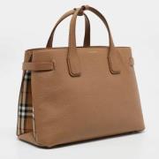 Burberry Vintage Pre-owned Canvas handvskor Beige, Dam