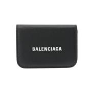 Balenciaga Vintage Pre-owned Laeder plnbcker Black, Unisex