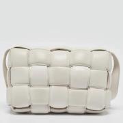 Bottega Veneta Vintage Pre-owned Laeder axelremsvskor White, Dam