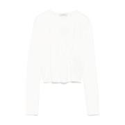 Twinset Off White Top för Kvinnor White, Dam