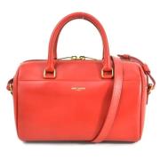 Yves Saint Laurent Vintage Pre-owned Laeder handvskor Red, Dam