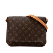 Louis Vuitton Vintage Pre-owned Canvas louis-vuitton-vskor Brown, Dam