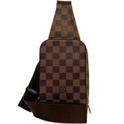 Louis Vuitton Vintage Pre-owned Canvas louis-vuitton-vskor Brown, Dam