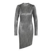 Bruuns Bazaar Elegant Groundberrybbmaggie Klänning Svart Silver Gray, ...